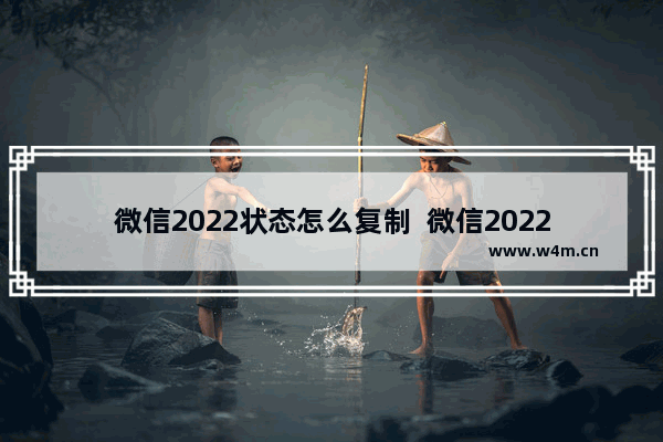 微信2022状态怎么复制  微信2022状态怎么设置