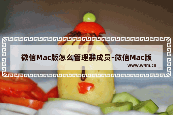 微信Mac版怎么管理群成员-微信Mac版管理群成员的方法