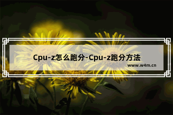 Cpu-z怎么跑分-Cpu-z跑分方法