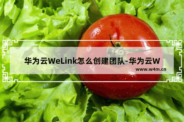 华为云WeLink怎么创建团队-华为云WeLink创建团队的方法