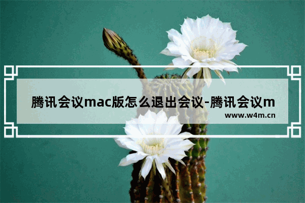 腾讯会议mac版怎么退出会议-腾讯会议mac版退出会议步骤