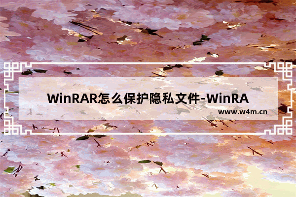 WinRAR怎么保护隐私文件-WinRAR保护隐私文件的方法