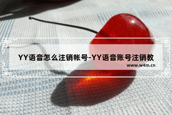 YY语音怎么注销帐号-YY语音账号注销教程