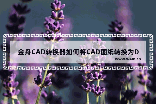 金舟CAD转换器如何将CAD图纸转换为DWF格式文件-金舟CAD转换器将CAD图纸转换为DWF格式文件的方法