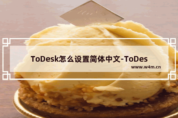 ToDesk怎么设置简体中文-ToDesk设置简体中文方法