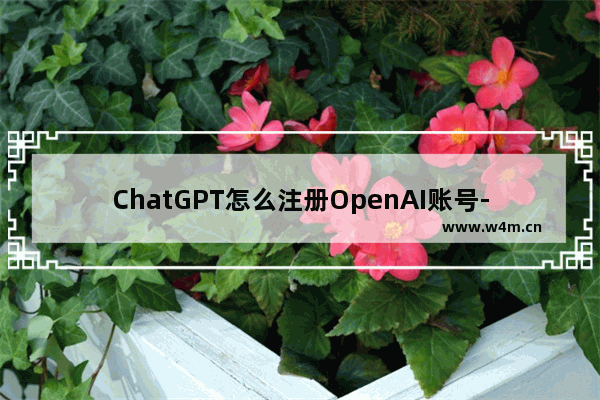 ChatGPT怎么注册OpenAI账号-ChatGPT注册OpenAI账号的方法教程