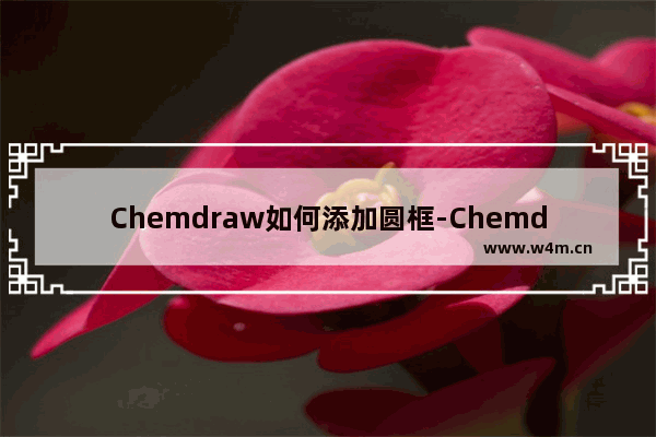 Chemdraw如何添加圆框-Chemdraw添加圆框的方法教程