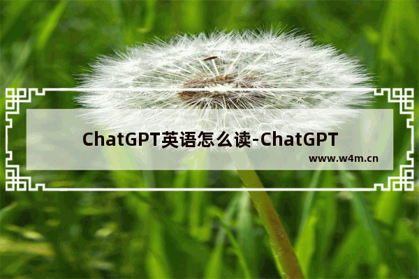 ChatGPT英语怎么读-ChatGPT英语说法教程