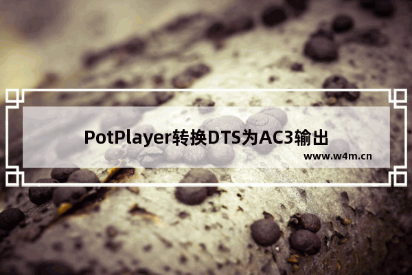 PotPlayer转换DTS为AC3输出解决音响不支持DTS编码问题