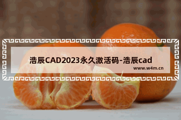 浩辰CAD2023永久激活码-浩辰cad激活码和序列号