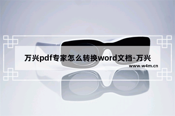 万兴pdf专家怎么转换word文档-万兴pdf专家转换word文档的方法教程