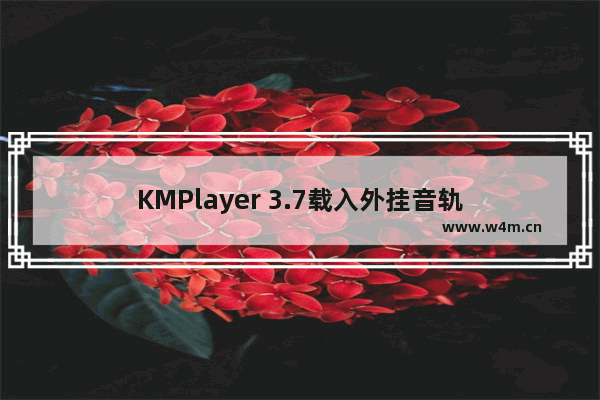 KMPlayer 3.7载入外挂音轨