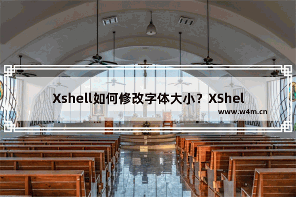 Xshell如何修改字体大小？XShell修改字体大小的技巧