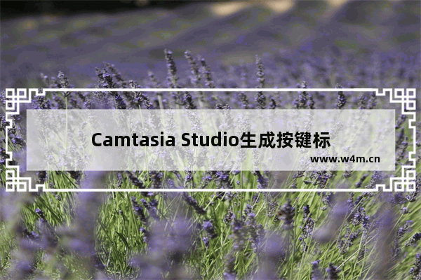 Camtasia Studio生成按键标注的方法