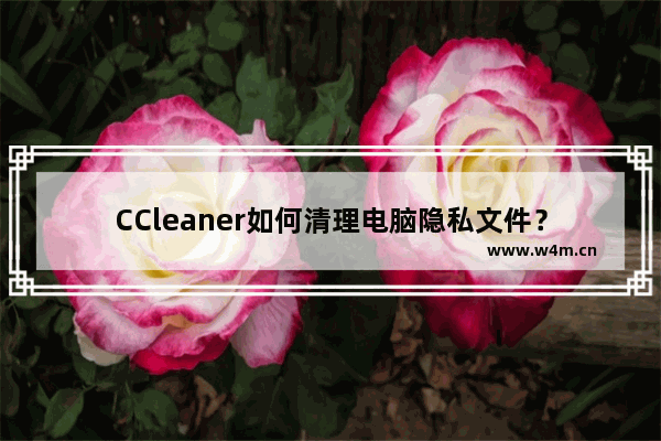 CCleaner如何清理电脑隐私文件？