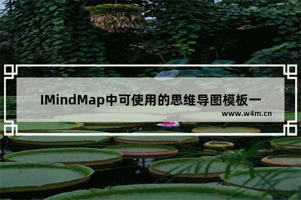 IMindMap中可使用的思维导图模板一览