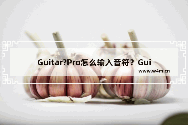 Guitar?Pro怎么输入音符？Guitar?Pro输入音符的方法