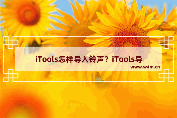 iTools怎样导入铃声？iTools导入铃声的技巧