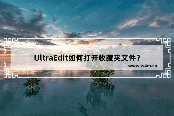 UltraEdit如何打开收藏夹文件？