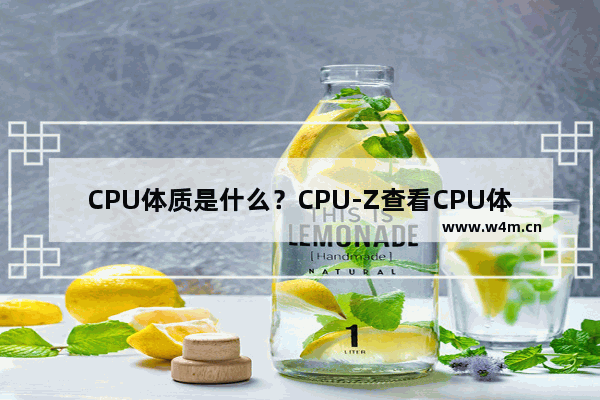 CPU体质是什么？CPU-Z查看CPU体质的方法