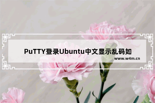 PuTTY登录Ubuntu中文显示乱码如何解决？