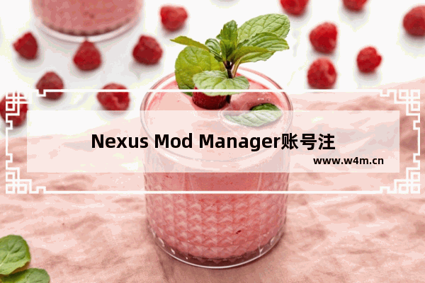 Nexus Mod Manager账号注册的方法