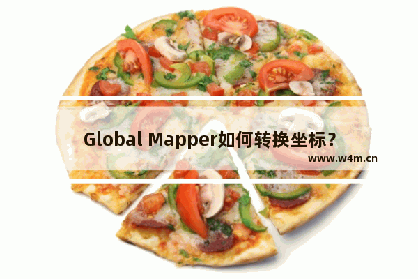 Global Mapper如何转换坐标？