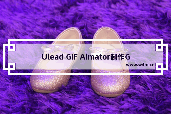 Ulead GIF Aimator制作GIF闪图的方法