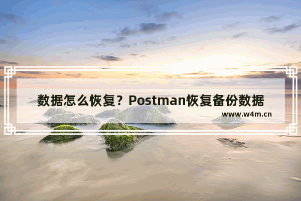 数据怎么恢复？Postman恢复备份数据的方法