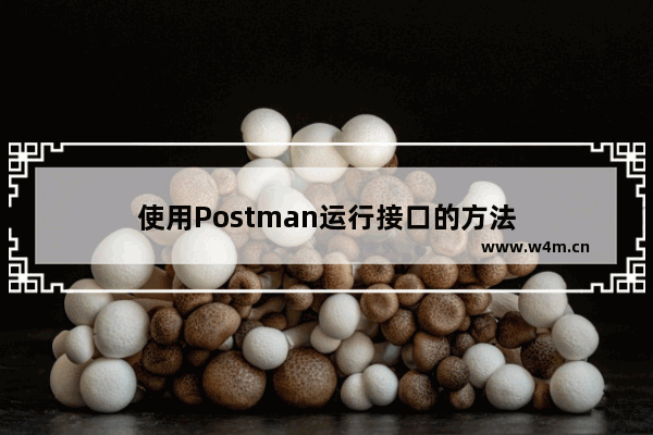 使用Postman运行接口的方法