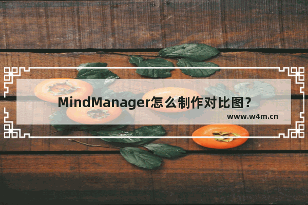 MindManager怎么制作对比图？