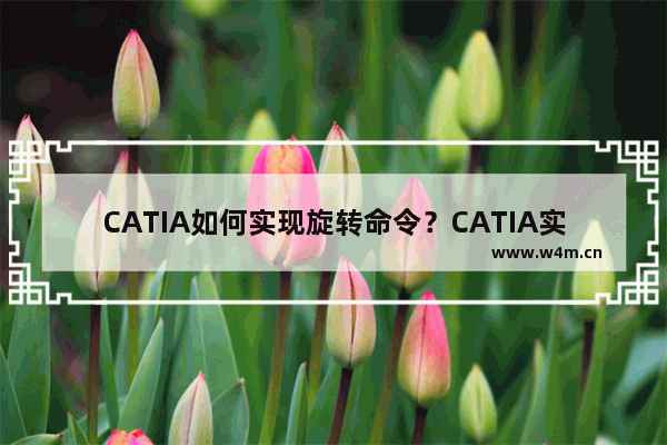 CATIA如何实现旋转命令？CATIA实现旋转命令的技巧