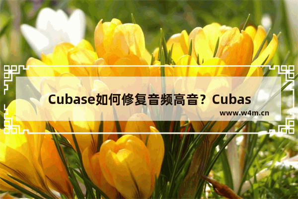 Cubase如何修复音频高音？Cubase修复音频高音的技巧