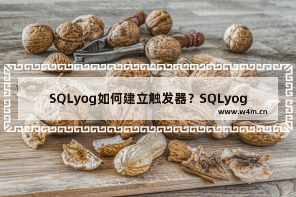 SQLyog如何建立触发器？SQLyog建立触发器的技巧