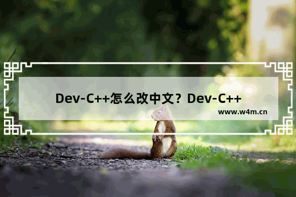 Dev-C++怎么改中文？Dev-C++调成中文的方法