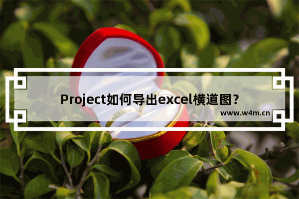 Project如何导出excel横道图？