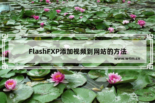 FlashFXP添加视频到网站的方法