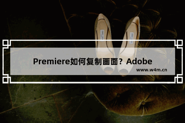 Premiere如何复制画面？Adobe Premiere复制画面的方法