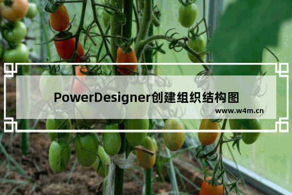 PowerDesigner创建组织结构图的方法