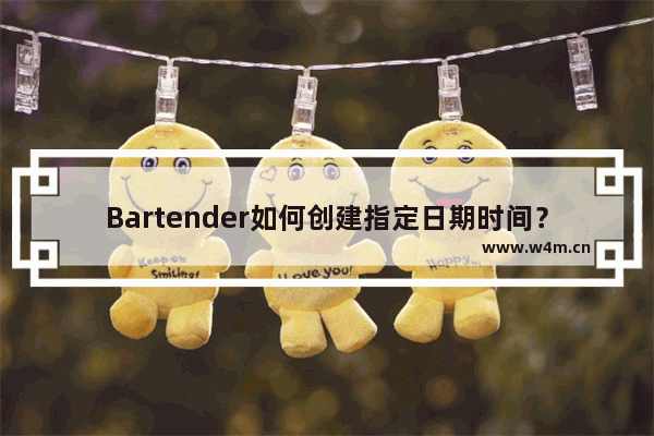 Bartender如何创建指定日期时间？