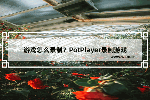 游戏怎么录制？PotPlayer录制游戏的方法