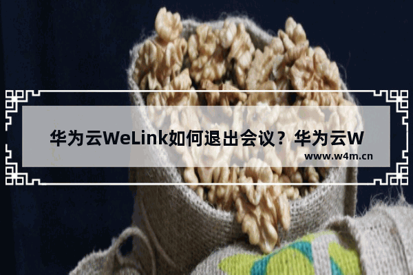 华为云WeLink如何退出会议？华为云WeLink退出会议的技巧