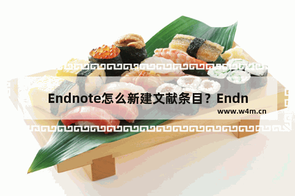 Endnote怎么新建文献条目？Endnote新建文献条目的技巧