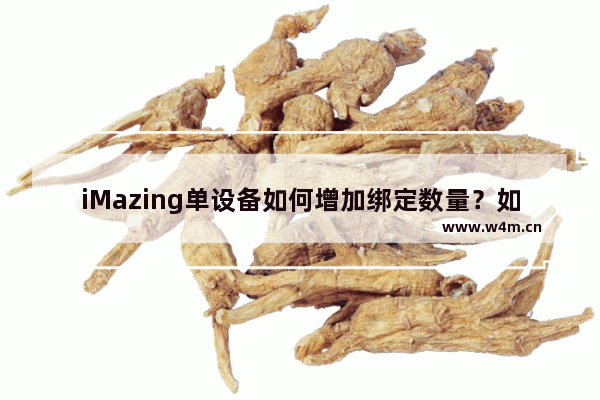 iMazing单设备如何增加绑定数量？如何激活绑定？