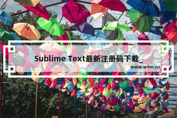 Sublime Text最新注册码下载_Sublime Text快速破解