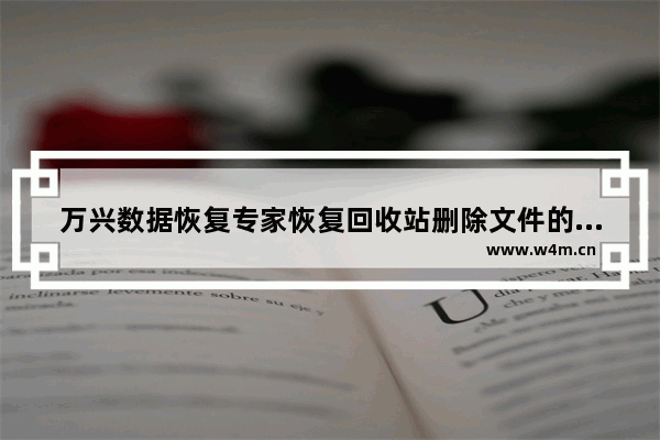 万兴数据恢复专家恢复回收站删除文件的技巧