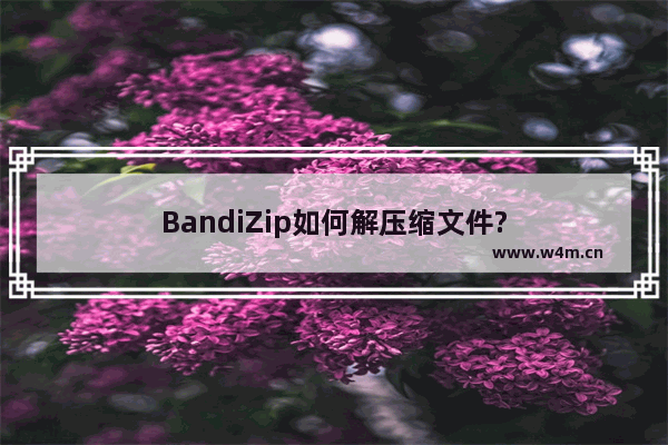 BandiZip如何解压缩文件?