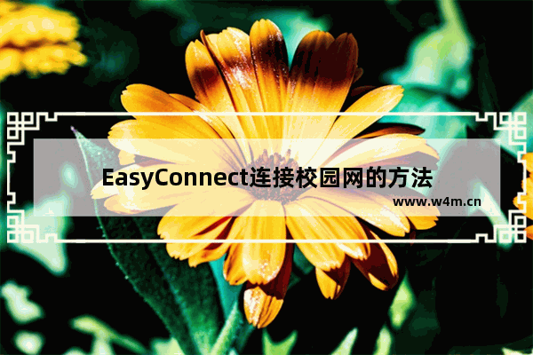 EasyConnect连接校园网的方法