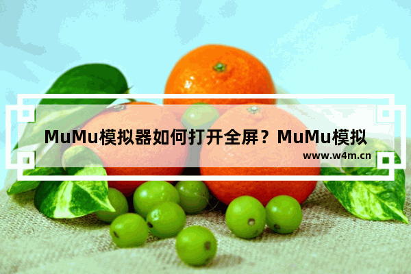 MuMu模拟器如何打开全屏？MuMu模拟器退出全屏的方法