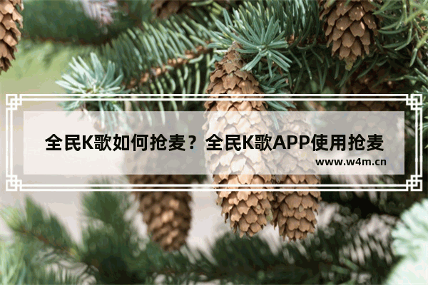 全民K歌如何抢麦？全民K歌APP使用抢麦功能的方法